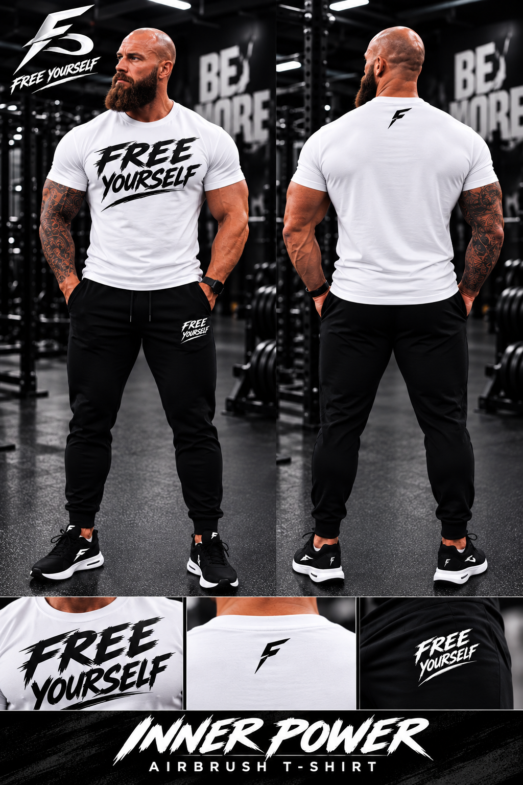 Men's Inner Power Air Brush T-Shirt