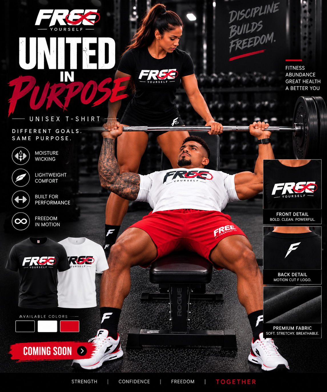 United in Purpose Unisex Free T-Shirt