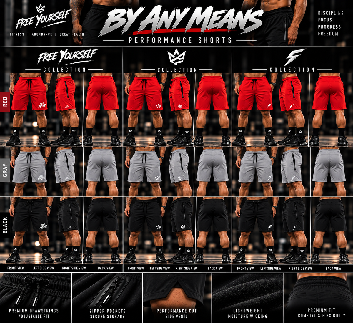 Men's By Any Means Performance Shorts