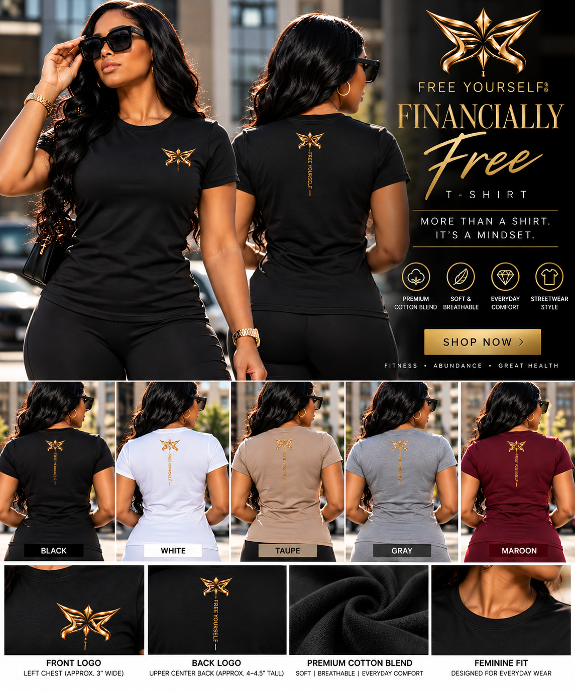 Women's Financially Free T-shirt