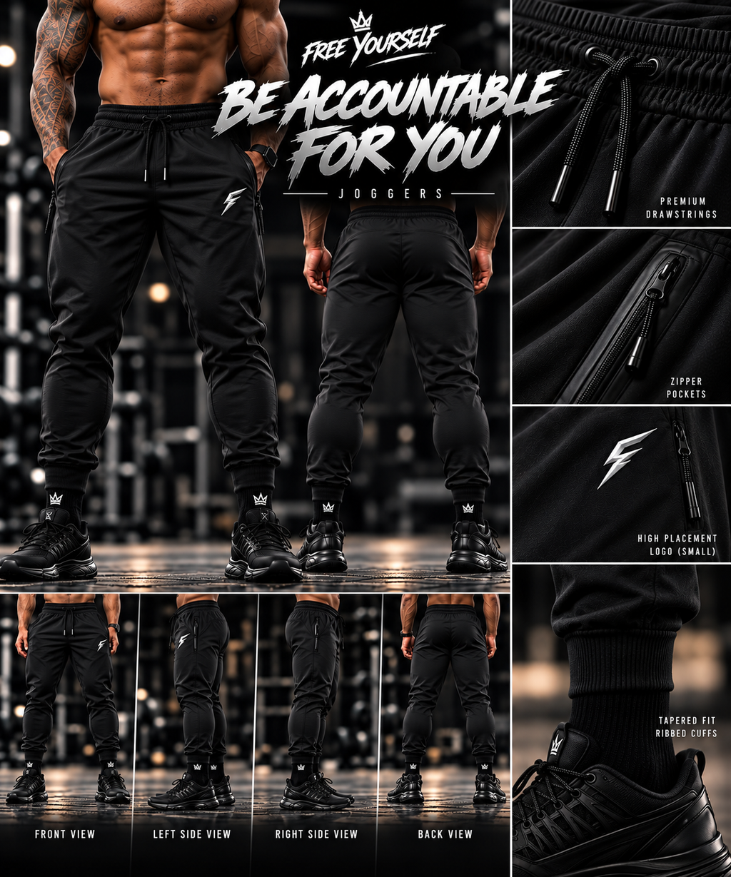 Mens Be Accountable For You Joggers