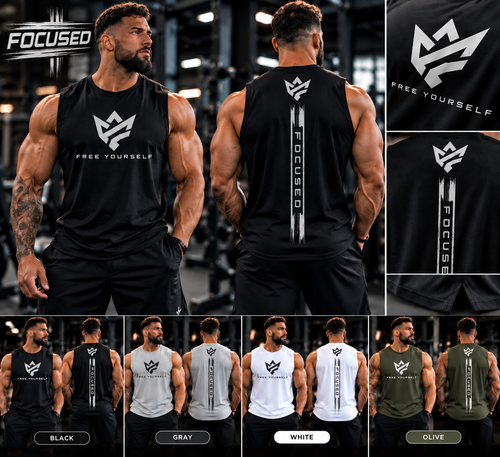 Men's Focused Sleeveless Tee